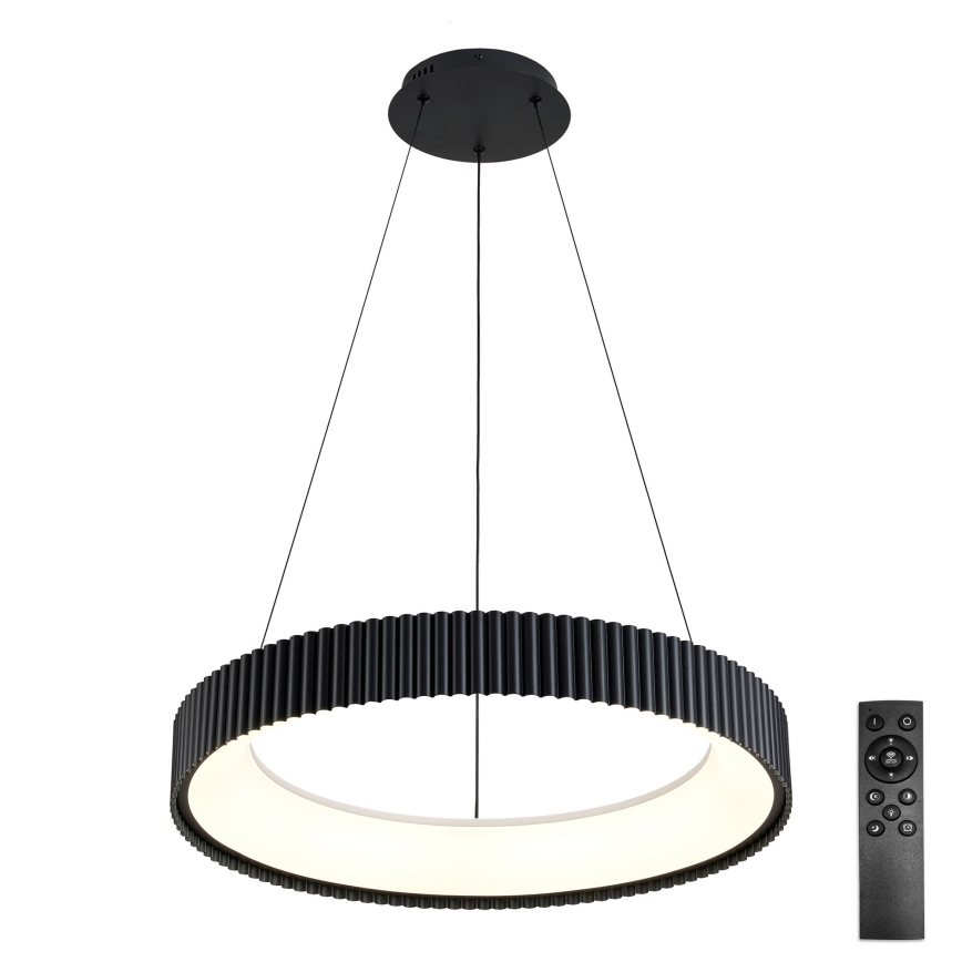 Brilagi - LED-dimmbare Hängeleuchte an Stahlseil FALCON MODERN LED/54W/230V 3000–6500K Ø 60 cm schwarz + Fernbedienung