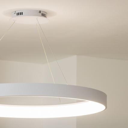 Brilagi - Dimmbare LED-Hängeleuchte mit Seilabhängung FALCON II LED/108W/230V 3000-6500K Ø 80 cm weiß + Fernbedienung