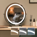 BRILAGI - LED-dimmbarer Make-up-Spiegel CALIFORNIA LED/17W/230V 3000/4000/6500K Ø 42 cm schwarz