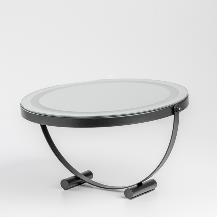 BRILAGI - LED-dimmbarer Make-up-Spiegel CALIFORNIA LED/17W/230V 3000/4000/6500K Ø 42 cm schwarz