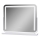 Brilagi - LED-dimmbarer Make-up-Spiegel CALIFORNIA LED/22W/230V 3000/4000/6500K 58x43 cm weiß