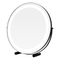 Brilagi - LED-dimmbarer Make-up-Spiegel FLORIDA LED/17W/230V 3000/4000/6500K Ø 42 cm schwarz