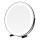 Brilagi - LED-dimmbarer Make-up-Spiegel FLORIDA LED/17W/230V 3000/4000/6500K Ø 42 cm schwarz