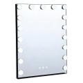 Brilagi - LED-dimmbarer Make-up-Spiegel HOLLYWOOD LED/15W/230V 3000/4000/6500K 55x70 cm schwarz