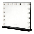 Brilagi - LED-dimmbarer Make-up-Spiegel HOLLYWOOD LED/15W/230V 3000/4000/6500K 60x50 cm schwarz