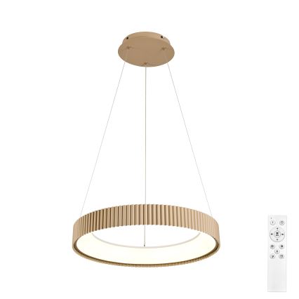 Brilagi - LED-dimmbare Pendelleuchte an Kabel FALCON MODERN LED/30W/230V 3000-6500K 40 cm beige + Fernbedienung