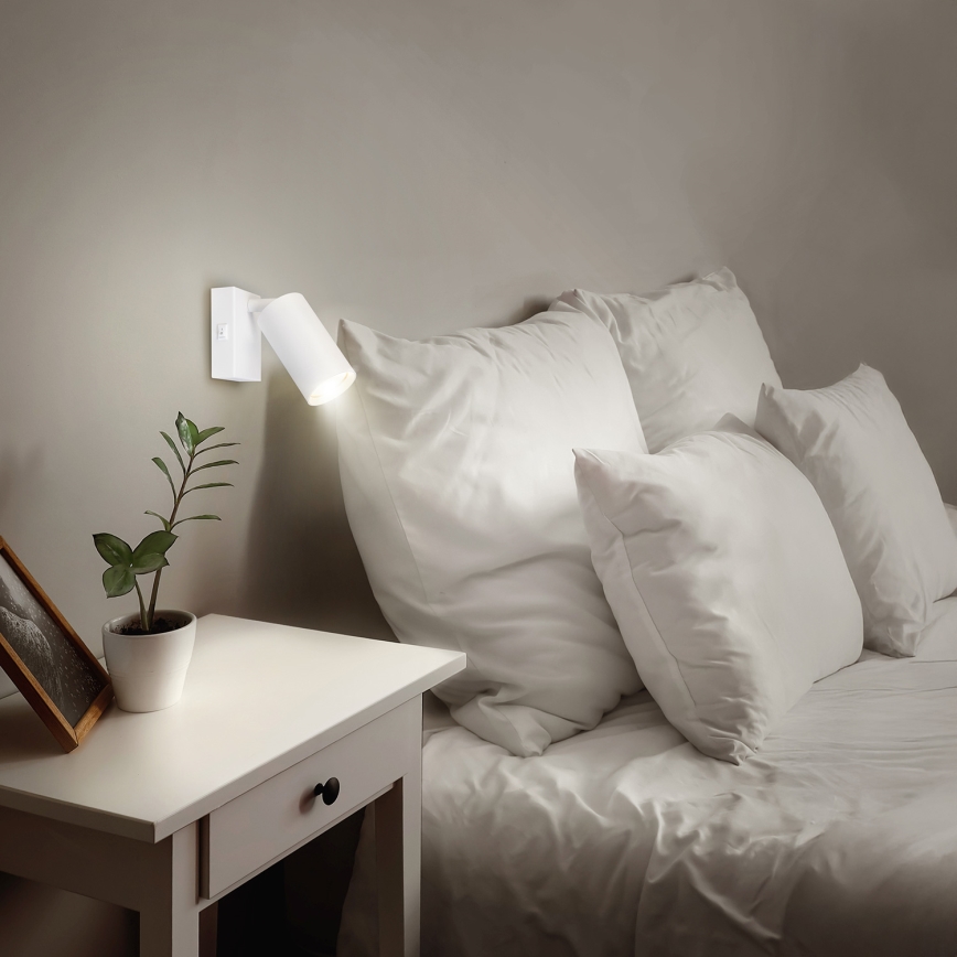 Brilagi - LED RGBW dimmbare Wand-Spotleuchte SELE 1xGU10/6W/230V 3000 K weiß + Fernbedienung