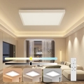 Brilagi - LED dimmbares Badezimmer-Deckenleuchte FRAME SMART LED/50W/230V 60x60 cm 3000-6000K IP44 weiß + Fernbedienung