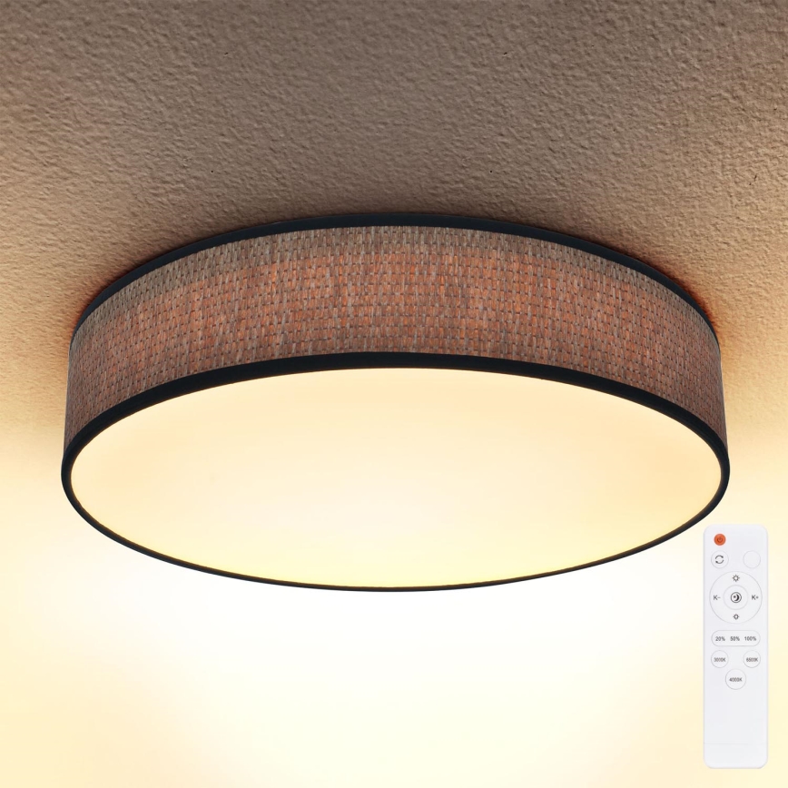 Brilagi - LED dimmbares Deckenleuchte ADELA LED/48W/230V 3000-6500K Ø 40 cm + Fernbedienung