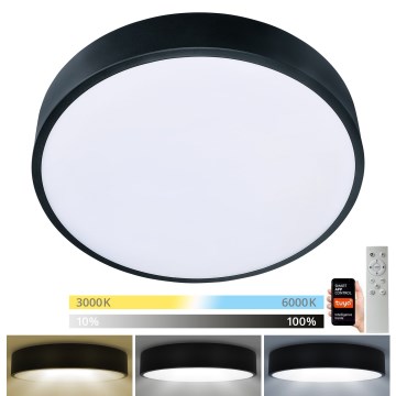 Brilagi - LED dimmbares Deckenleuchte POOL SMART LED/48W/230V 40 cm 3000-6000K Wi-Fi Tuya + Fernbedienung schwarz