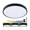 Brilagi - LED dimmbares Deckenleuchte POOL SMART LED/60W/230V 50 cm 3000-6000K Wi-Fi Tuya + Fernbedienung schwarz