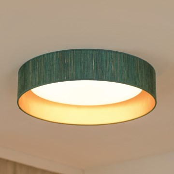 Brilagi - LED dimmbares Deckenleuchte VEGAS SHINE LED/24W/230V 3000/4000/6500K Strohgrün/Gold + Fernbedienung