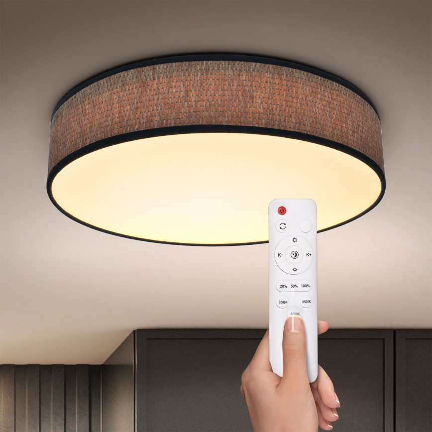Brilagi - LED dimmbares Deckenleuchte ADELA LED/48W/230V 3000-6500K Ø 40 cm + Fernbedienung