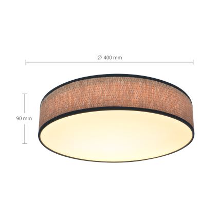 Brilagi - LED dimmbares Deckenleuchte ADELA LED/48W/230V 3000-6500K Ø 40 cm + Fernbedienung