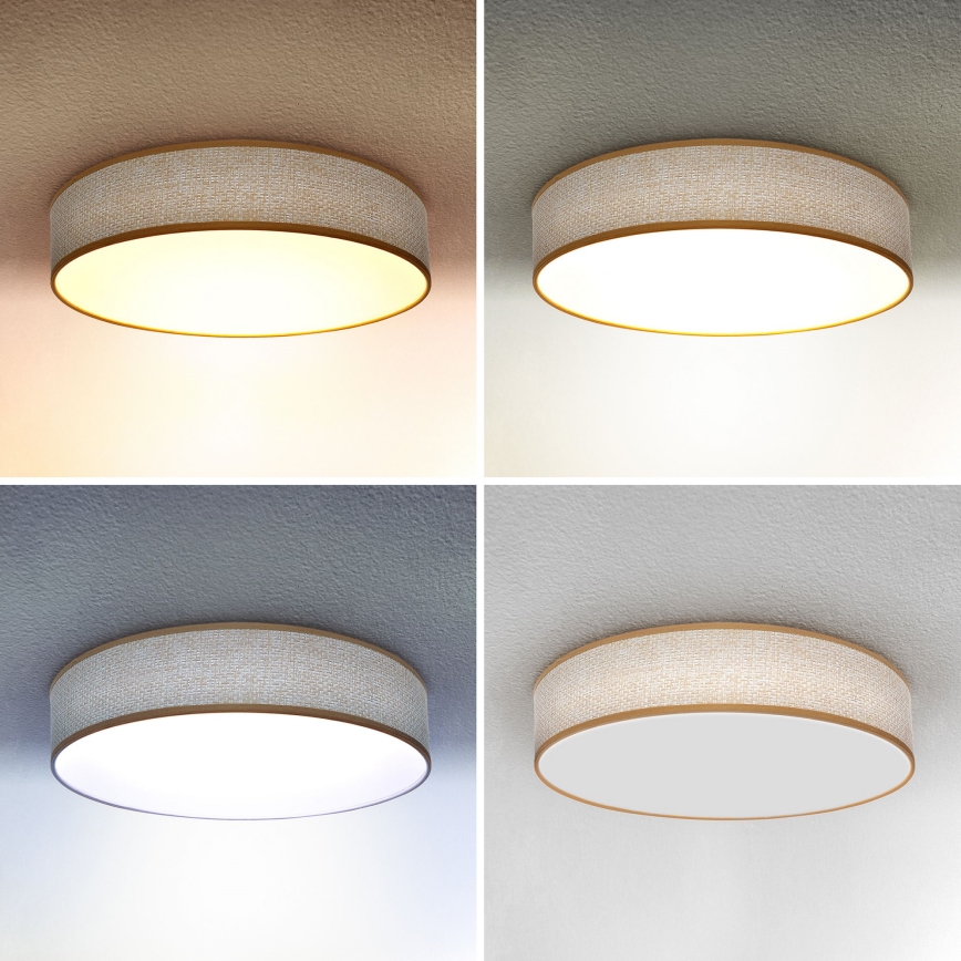 Brilagi - LED dimmbare Deckenleuchte CARMEN LED/48W/230V 3000-6500K Ø 40 cm + Fernbedienung