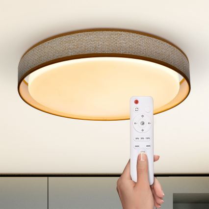 Brilagi - LED dimmbares Deckenleuchte KIANIA LED/48W/230V 3000-6500K Ø 43 cm + Fernbedienung