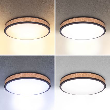 Brilagi - LED dimmbares Deckenleuchte ROSA LED/48W/230V 3000-6500K Ø 38 cm + Fernbedienung