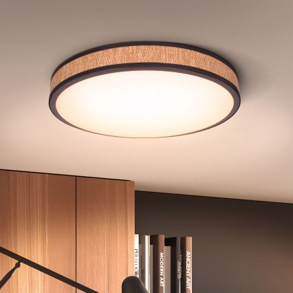 Brilagi - LED dimmbares Deckenleuchte ROSA LED/48W/230V 3000-6500K Ø 38 cm + Fernbedienung