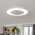 Brilagi - LED dimmbares Leuchtmittel mit Ventilator AURA LED/38W/230V 3000-6000K Weiß + Fernbedienung