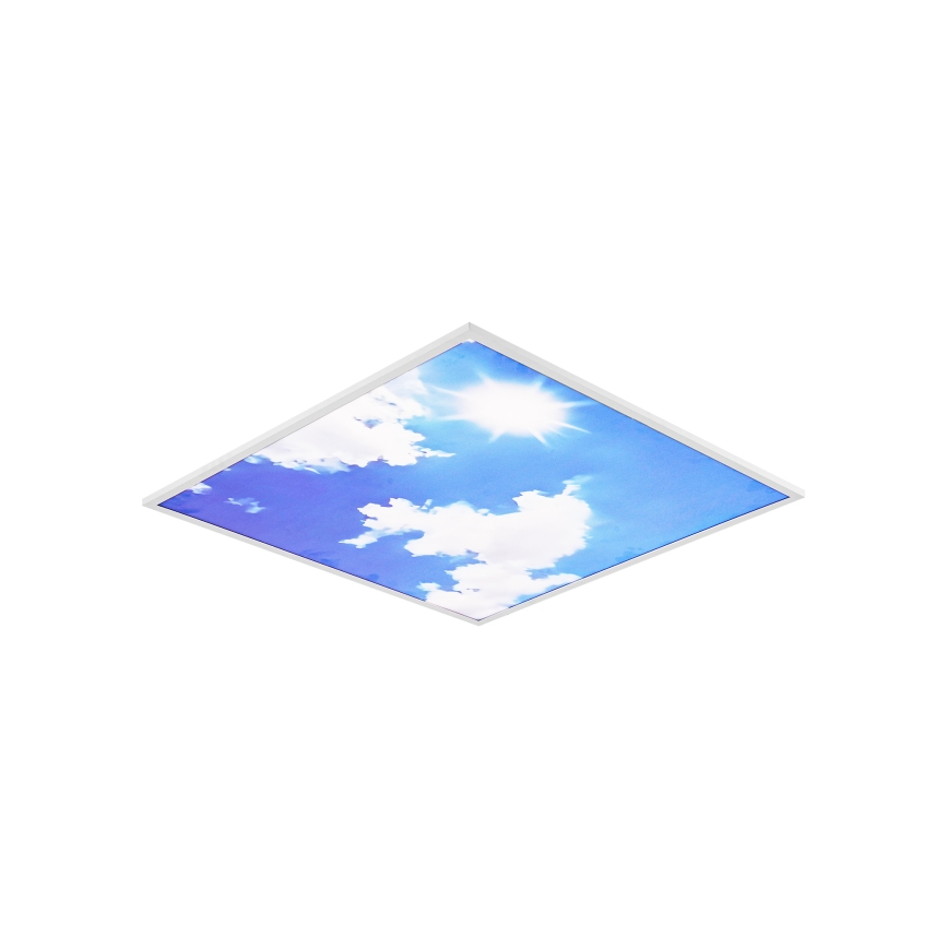 Brilagi - SLIMFRAME SKY dimmbare LED-Deckenleuchte LED/58W/230V 60x60 cm 3000-6000K silber/blau + Fernbedienung