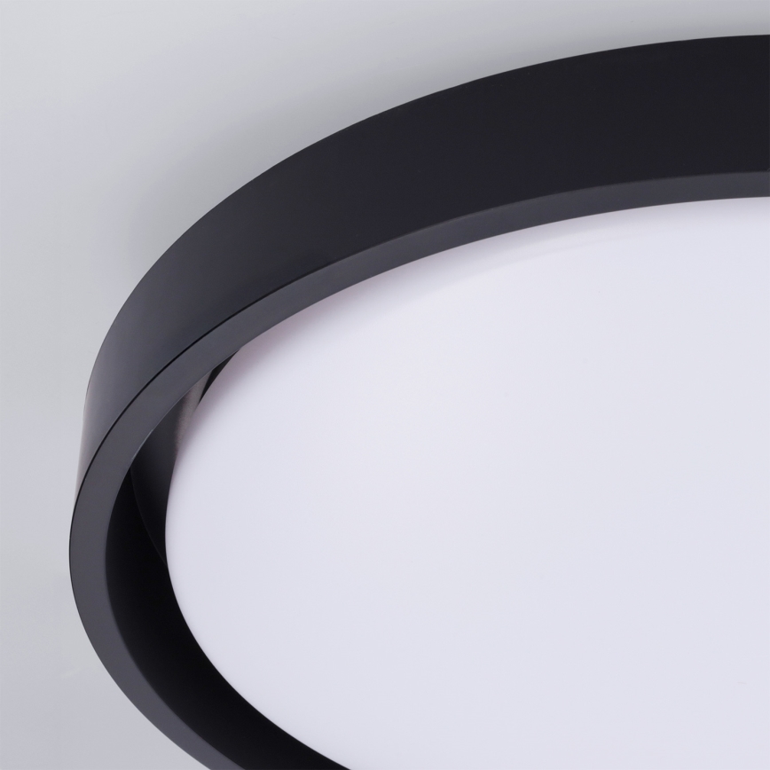 Brilagi - LED-dimmbare Deckenleuchte MATTEO LED/48W/230V 3000-6500K Ø 41 cm schwarz + Fernbedienung