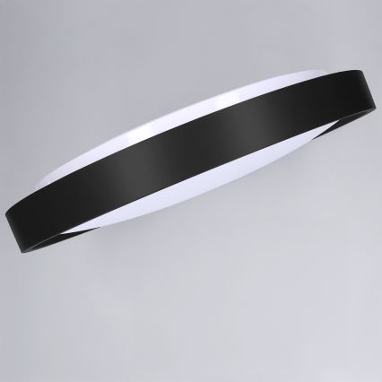 Brilagi - LED-dimmbare Deckenleuchte MATTEO LED/48W/230V 3000-6500K Ø 41 cm schwarz + Fernbedienung