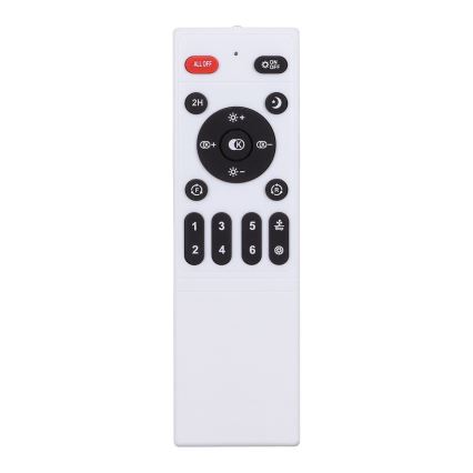 Brilagi - LED dimmbare Deckenleuchte mit Ventilator LED/30W/230V 3000-6500K Weiß/Eiche + Fernbedienung