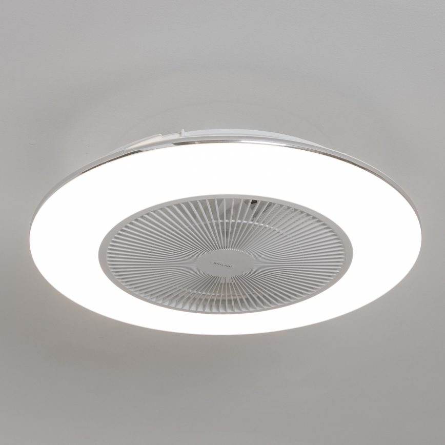 Brilagi - LED dimmbares Leuchtmittel mit Ventilator AURA LED/38W/230V 3000-6000K Weiß + Fernbedienung