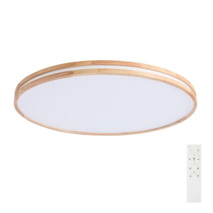 BRILAGI - Dimmbare LED-Deckenleuchte MOLINA LED/128W/230V 3000-6000K Eiche Ø 100 cm + Fernbedienung