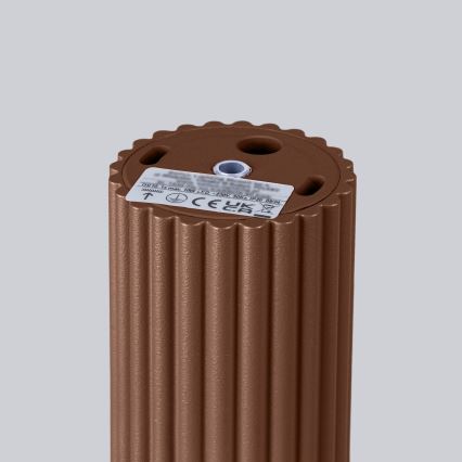 Brilagi - LED-Einbauleuchte CRESTO 1xGU10/10W/230V 10 cm braun