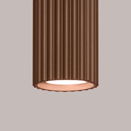 Brilagi - LED-Einbauleuchte CRESTO 1xGU10/10W/230V 10 cm braun