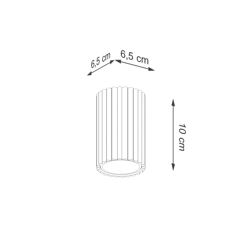 Brilagi - LED-Einbauleuchte CRESTO 1xGU10/10W/230V 10 cm rosa