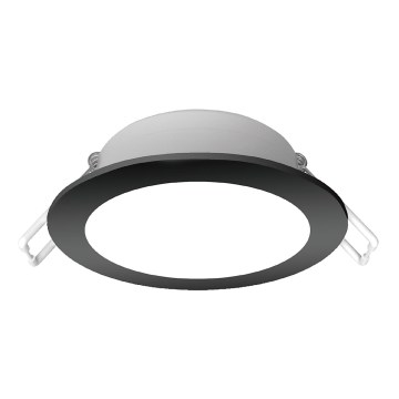 Brilagi - LED-Einbauleuchte für Badezimmer LED/12W/230V 3000K schwarz IP65