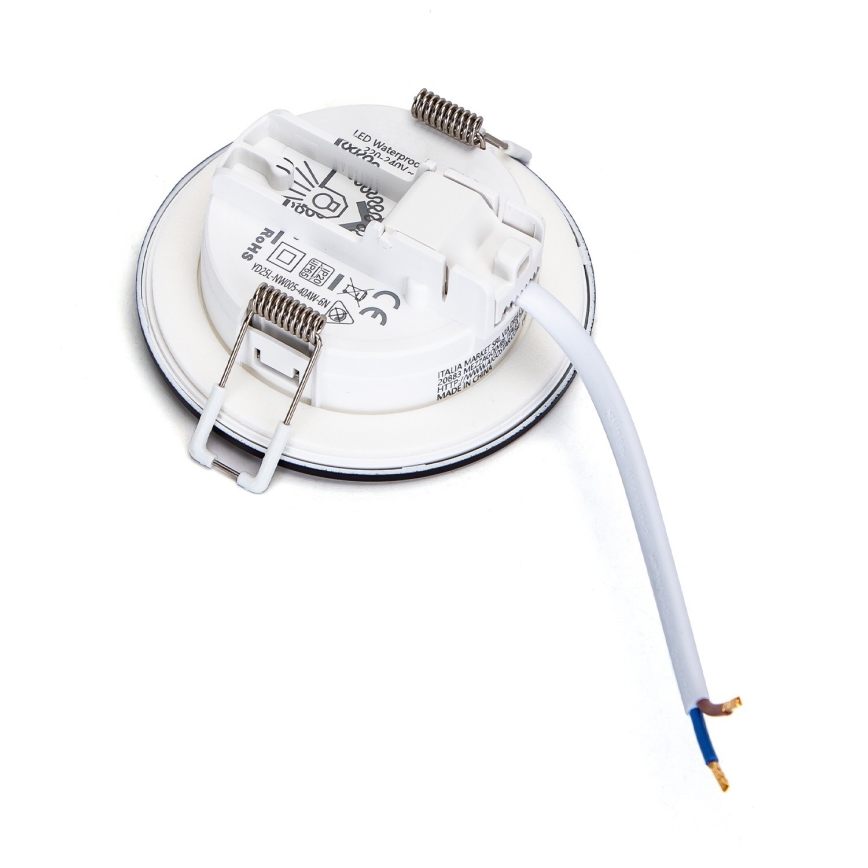 Brilagi - LED-Einbauleuchte für Badezimmer LED/9W/230V 3000K schwarz IP65