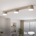 Brilagi - LED-Einbauleuchte MONO 3xGX53/30W/230V beige