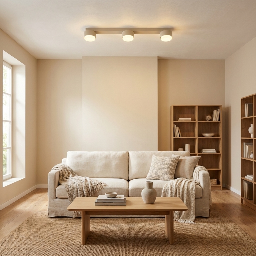 Brilagi - LED-Einbauleuchte MONO 3xGX53/30W/230V beige