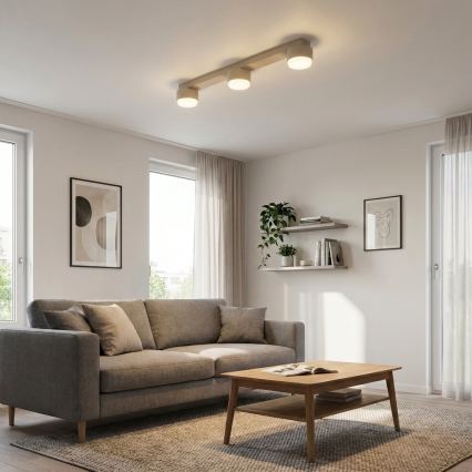 Brilagi - LED-Einbauleuchte MONO 3xGX53/30W/230V beige