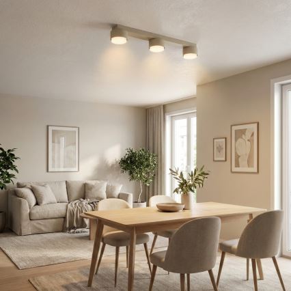 Brilagi - LED-Einbauleuchte MONO 3xGX53/30W/230V beige