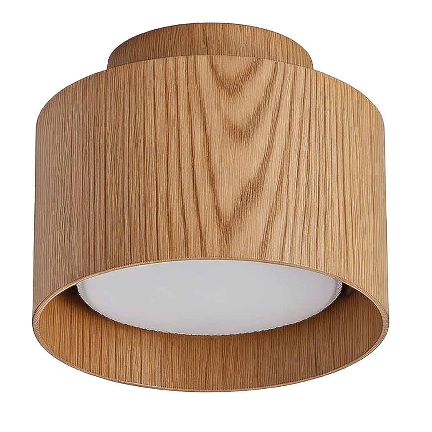 BRILAGI - LED-Einbauleuchte BACKLIT 1xGX53/15W/230V + LED/3W Ø 10 cm Eichendekor