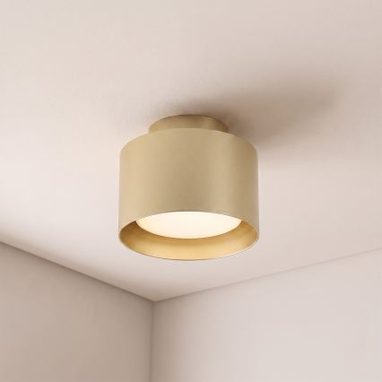 BRILAGI - LED-Einbaustrahler BACKLIT 1xGX53/15W/230V + LED/3W Ø 10 cm goldfarben