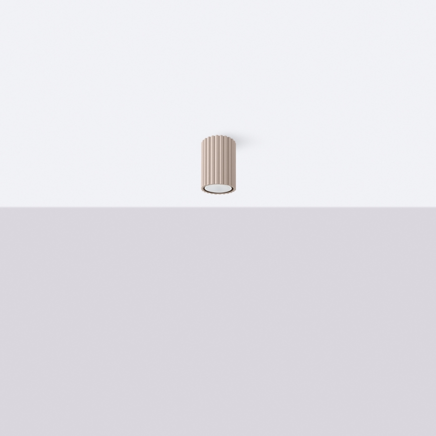 Brilagi - LED-Einbaustrahler CRESTO 1xGU10/10W/230V 10 cm taupe