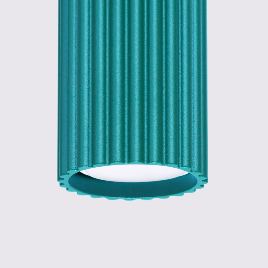 Brilagi - LED-Einbaustrahler CRESTO 1xGU10/10W/230V 10 cm türkis