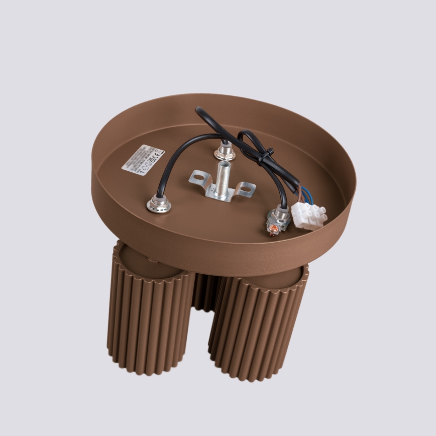 Brilagi - LED-Einbaustrahler CRESTO 3xGU10/10W/230V braun