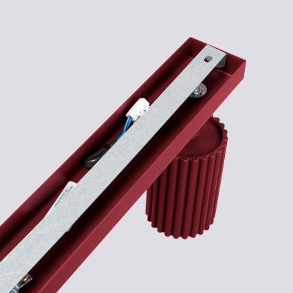 Brilagi - LED-Einbaustrahler CRESTO 3xGU10/10W/230V burgunderrot