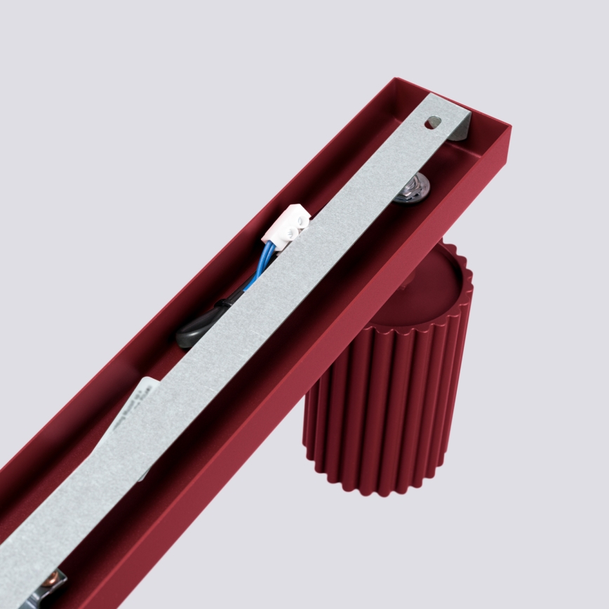 Brilagi - LED-Einbaustrahler CRESTO 3xGU10/10W/230V burgunderrot