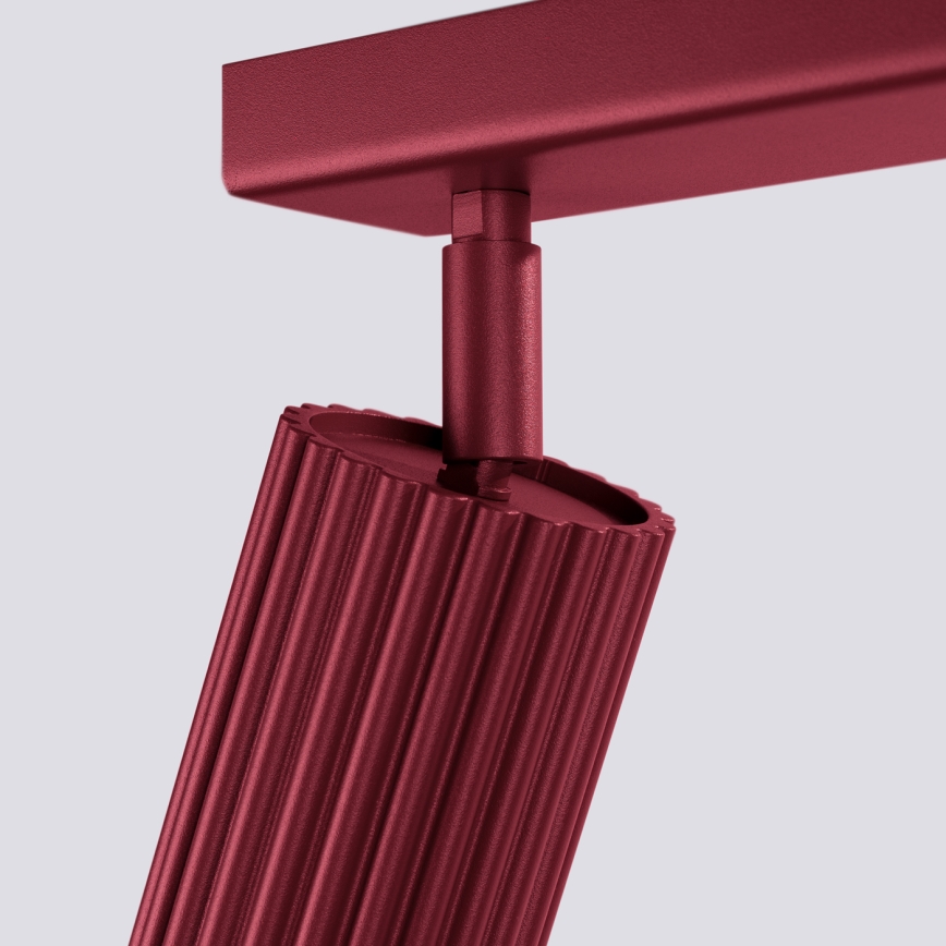 Brilagi - LED-Einbaustrahler CRESTO 3xGU10/10W/230V burgunderrot