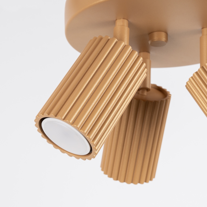 Brilagi - LED-Einbaustrahler CRESTO 3xGU10/10W/230V goldfarben