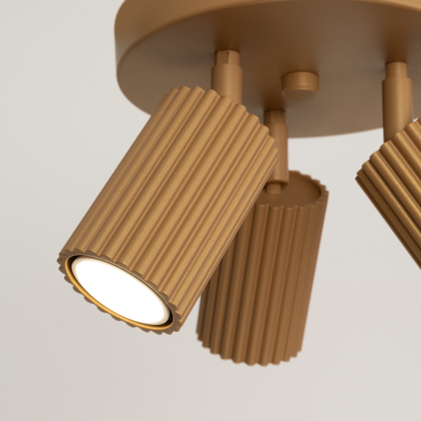 Brilagi - LED-Einbaustrahler CRESTO 3xGU10/10W/230V goldfarben
