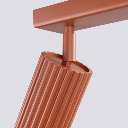 Brilagi - LED-Einbaustrahler CRESTO 6xGU10/10W/230V rot