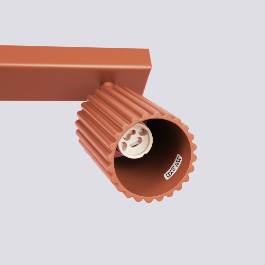 Brilagi - LED-Einbaustrahler CRESTO 6xGU10/10W/230V rot